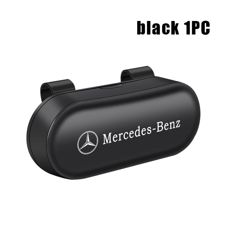 Car Visor Sunglasses Glasses Case Glasses Holder Clip Box For Benz AMG CLA CLS C180 C200 W204 W205 Exclusive A C E R V Class WH1