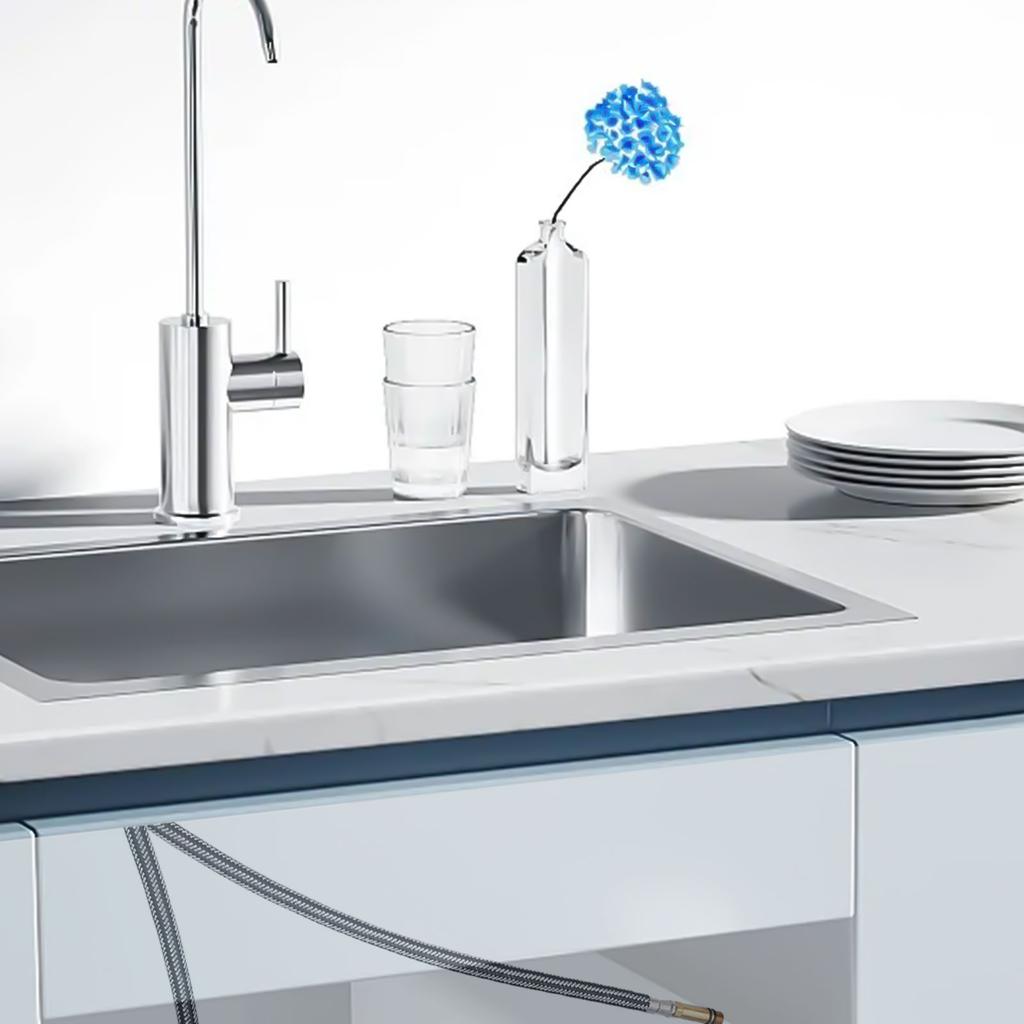 2 шт. G1/2 Соединитель для смесителя для ванной и кухни Гибкие водопроводные трубы из нержавеющей стали Холодная горячая Смеситель Водопроводная труба