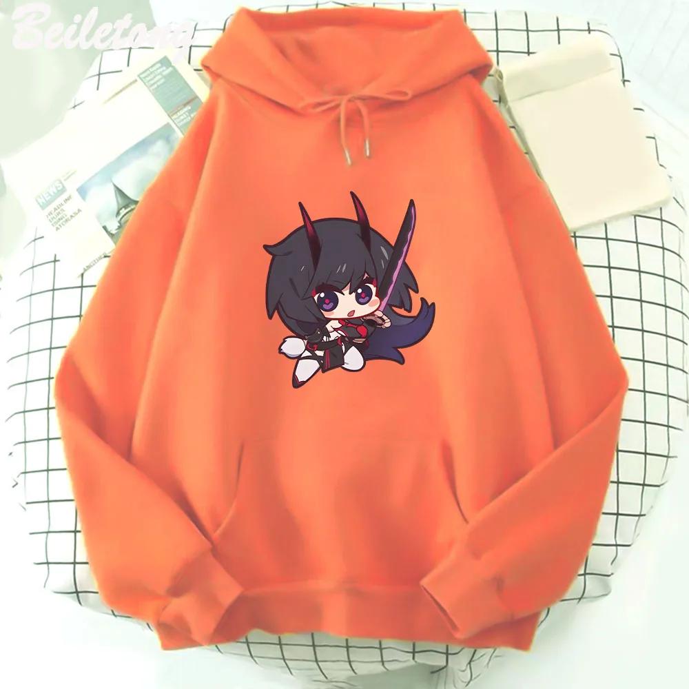 Аниме Толстовки Honkai Impact 3rd Мода Мужские Женские Свитшоты Повседневные Толстовки с капюшоном Спортивные Мультяшные Осенне-зимняя Толстовка