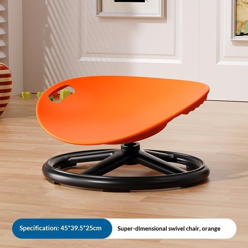 Ergonomic Sensory Rotating Chair Eggshell Design Anti-Slip Base Sturdy Plastic for Preschool Classroom Activity