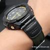 Канвасовый ремешок для часов Band для casio g-shock SGW-100-1V SGW-200 100B GW-3500B 3000B Спортивный нейлоновый водонепроницаемый ремешок Паз ремешка для часов
