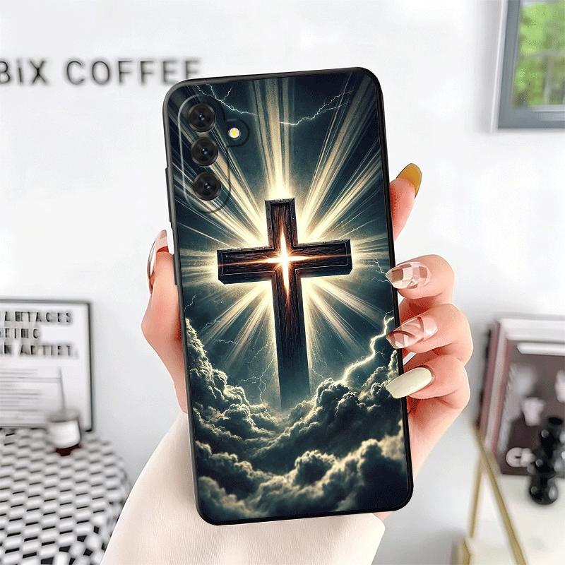 God Jesus Pray Cross Bible Soft Phone Case for Samsung A17 A37 A57 A16 A26 A36 A56 A15 A25 A35 A55 A14 A24 A34 A54 A13 A23 A33 A
