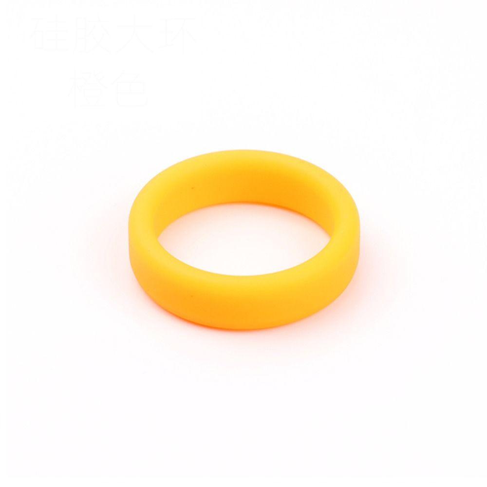 2Pcs Thick Flat Rubber Ring Silicone Tightle Stretchable Wheel Ring Flexible Elastic Silicone Luggle Wheel Hoops Diameter 35mm