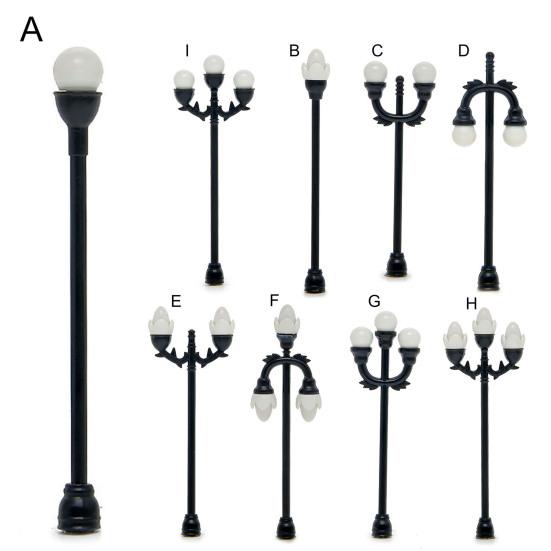 Простой дизайн, мини-кукольный домик, уличный фонарь, функция «сделай сам», садовый светильник кукольного домика из АБС-пластика