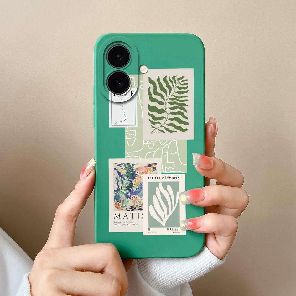 Для Apple iPhone 16 Pro 16promax 16plus чехлы модные популярные этикетки ультратонкий жидкий силикон супер ударопрочный корпус для iPhone бампер Shell