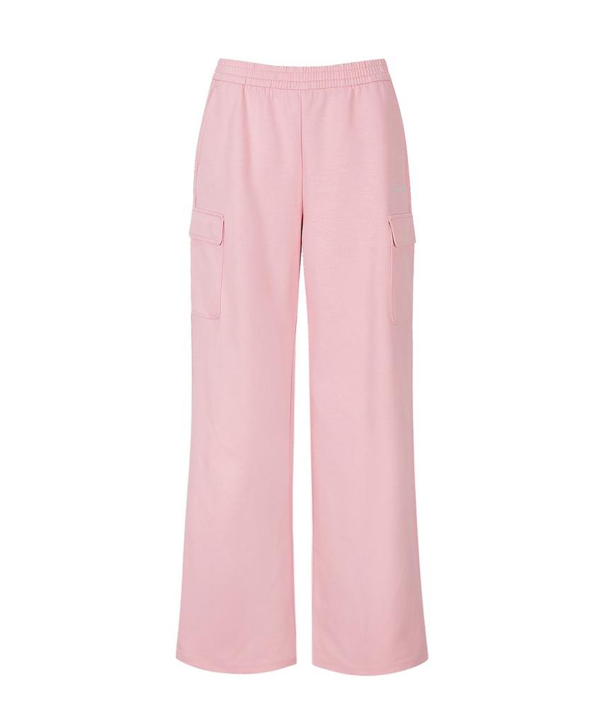 DISCOVERY EXPEDITION Women'S Tech Knit Training Semi-Wide Cargo Pants (L/Pink)