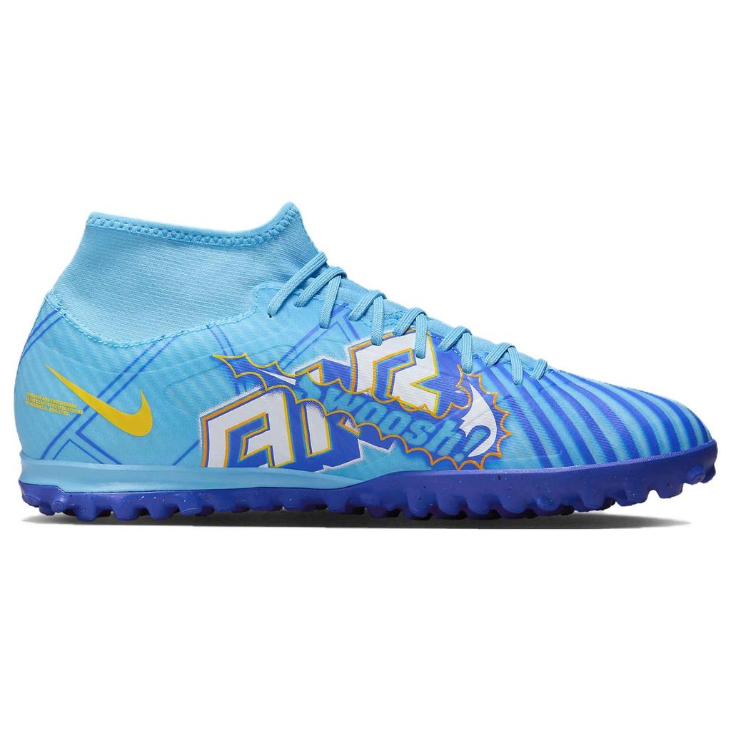 Kylian Mbappé X Nike Zoom Mercurial Superfly 9 Academy TF Motivation Pack Men Sneakers Blue Baltic-Blue White DO9347-400