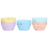 20Pcs Small Cake Cup Baking Mold Reusable Easy Clean Silicone Mini Cupcake HoldersThread Set