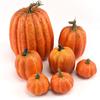 7Pcs/Bag Wear-resistant 2 Colors Unique Lightweight Vivid Pumpkin Shape Statue Decor Statue Model