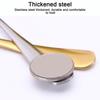 Yousheng Stainless Steel Spoon Gourd Shape Long Handle Colorful Dessert Cake Soup Salad Coffee Ice Cream Scoop Kitchen Utensil Cutlery Flatware