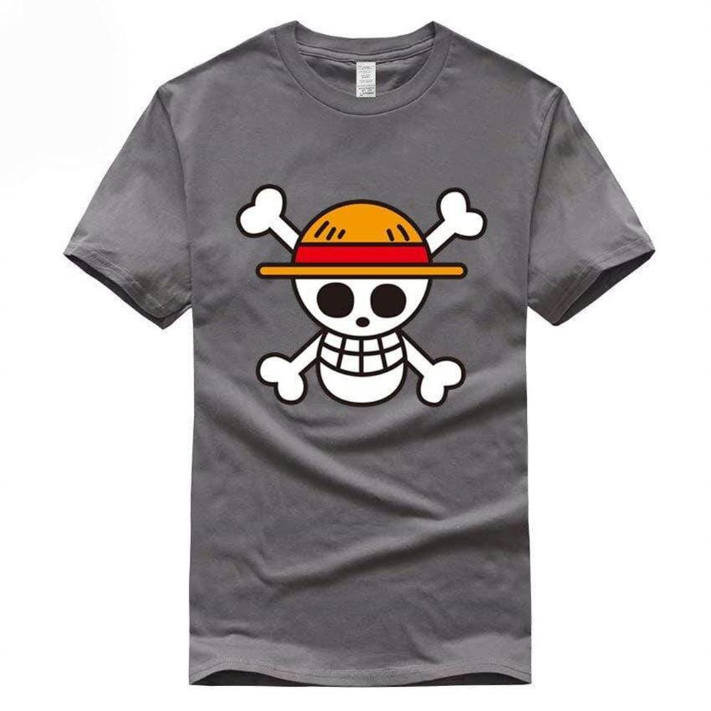 One Piece Unisexs Tshirt Luffy Straw Hat Logo Print Womens Clothing Anime Cotton Tops Casual Short Sleeve T Shirt Streetwear Tee