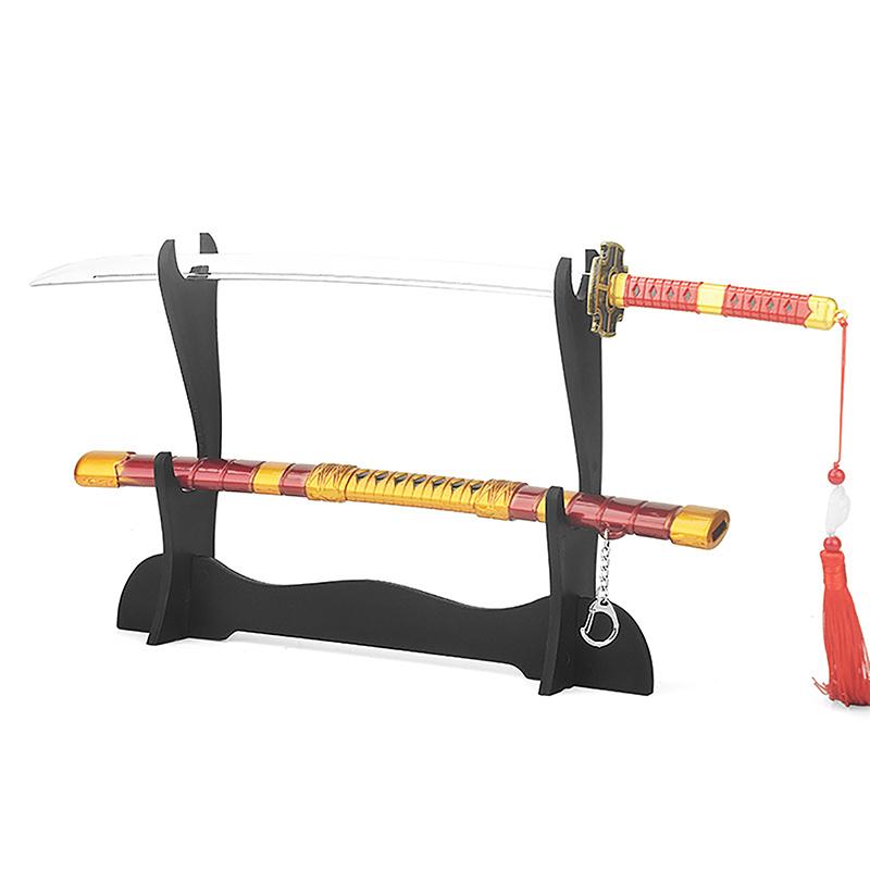 Деревянная подставка для меча, держатель для дисплея, самурайский меч, катана, вакидзаси, нож танто, волшебная палочка, опорный кронштейн, стойка