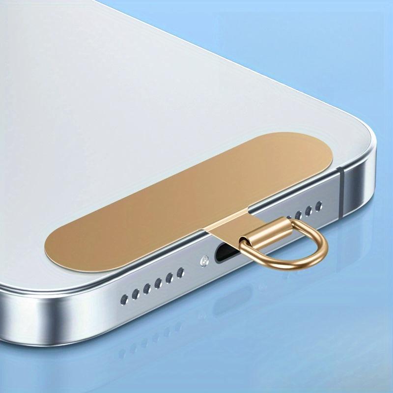 1 шт. Универсальный металлический ремешок для мобильного телефона, ультратонкий, из нержавеющей стали, фиксированный ремешок для мобильного телефона, аксессуары