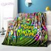 Cartoon My Singing Monsters Flannel Blankets Little Monsters Band Plush Throw Blankets for Aldult Sofa Travel Bedding Christmas
