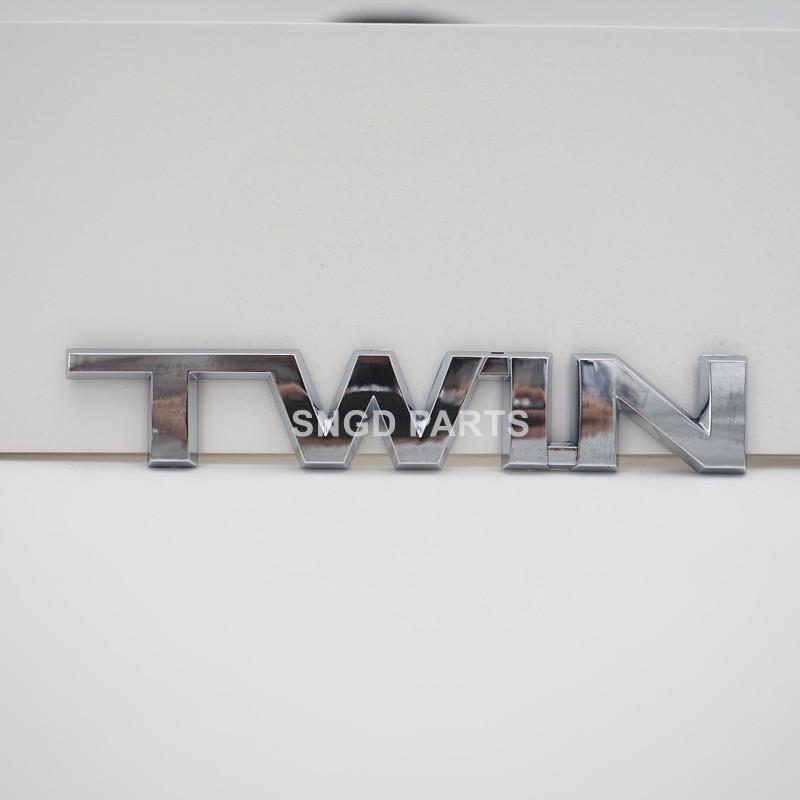 ABS TWIN TURBO Back mark set For Toyota Land Cruiser 300 Series LC300 Rear Trunk 3D Emblem Badge Sticker Trim Accessories XSZ6