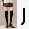 Гольфы тонкие длинные наборные носки женские высокие однотонные носки в стиле пэчворк высокоэластичные чулки