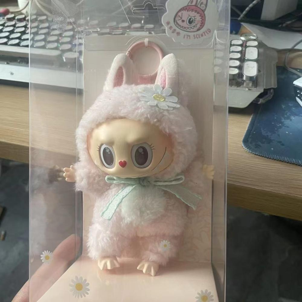 Cute Sweet MOKOKO Key Rings Trendy Cool Popular Market Sweetheart Sister Plush Doll Pendant Soft Vinyl Key Chains for Handbag Backpack and Schoolbag