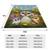 Puffin Rock and the New Friends Cartoon Anime Blanket Multi-size Warm Cozy Fluffy  Throw Blankets for Sofa Couch and Bed