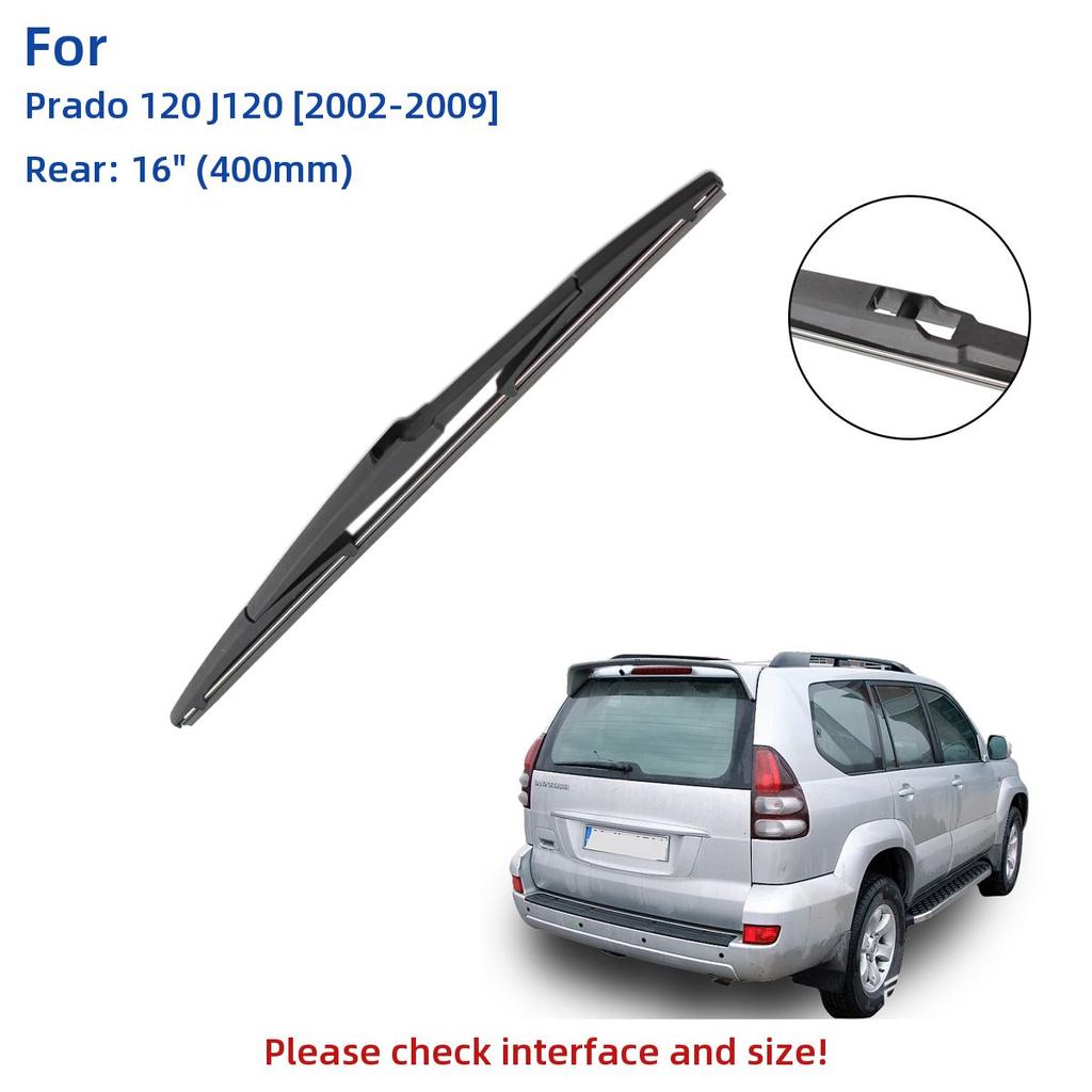 3 шт. для TOYOTA Prado 120 J120 2002-2009 22 "21" 16 "передние и задние щетки стеклоочистителя лобовое стекло резак для окон аксессуары 2005 2006 2007 2008 2009
