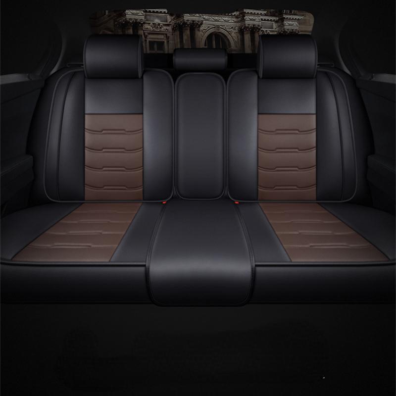 Подушка для автомобильного сиденья, всесезонный универсальный чехол для сиденья с полным объемным звуком, кожаный чехол для сиденья