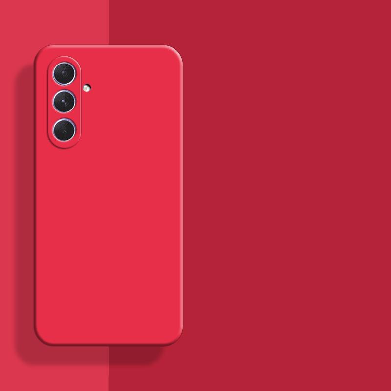 For Samsung Galaxy M35 5G Case For Samsung M15 M35 M55 5G Cover Original Liquid Silicone Rubber Shockproof Bumper For Galaxy M35