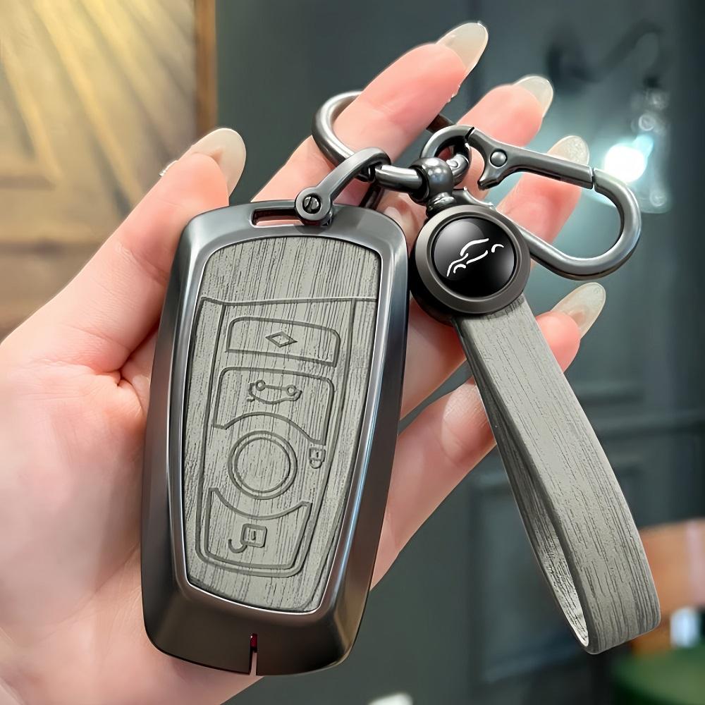 Модный металлический чехол для автомобильного ключа, защитный чехол-брелок для BMW 1 3 5 7 серии X1 X3 X4 X5 F10 F15 F16 F20 F30 F18 F25 M3 M4 E34, аксессуары