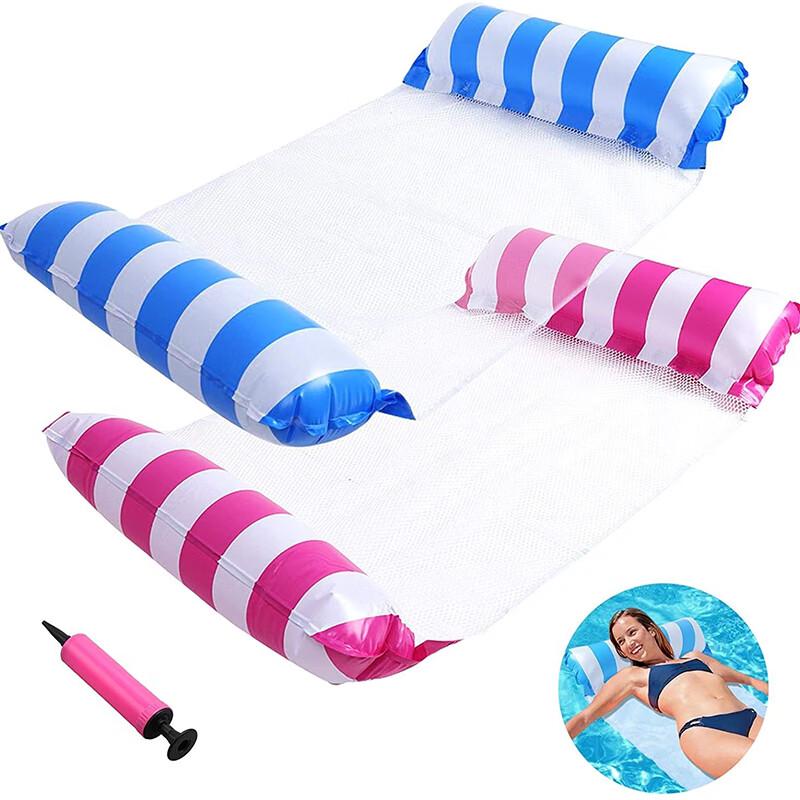 Складной надувной сетчатый матрас для бассейна