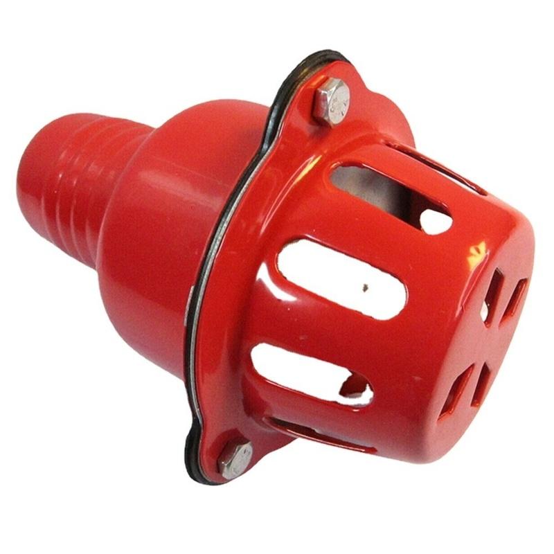 2/3Inch Red Water Pump Strainer Bottom Check Valve Fit For Engine Metal Water Pump Foot Valve Backflow Preventer