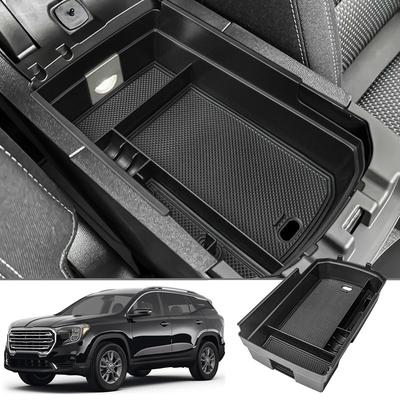 Для 2018-2024 GMC Terrain Органайзер Центральной Консоли Подлокотник Ящик для Хранения Лоток Отсек для Хранения Вторичный Автомобильный Ящик Аксессуары