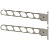 NASTA Aluminum Clothes Drying Hardware KS-DA553AB-ST, Stainless Steel, Set of 2