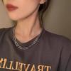 Hip-Hop Clavicle Chain Sweater Necklace - Neutral Cold Style Celebrity Accessory