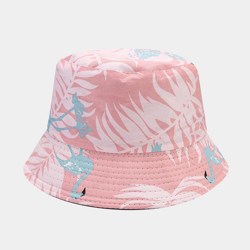 Fisherman's Hat Women's Printed Double-sided Sun Hat Summer Outdoor Travel Foldable Basin Hat