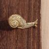 Ретро Улитка Латунная Ручка Золотой Цвет Мебельные Ручки для Ящиков Шкафа Креативные Дверные Ручки для Шкафа Домашний Декор