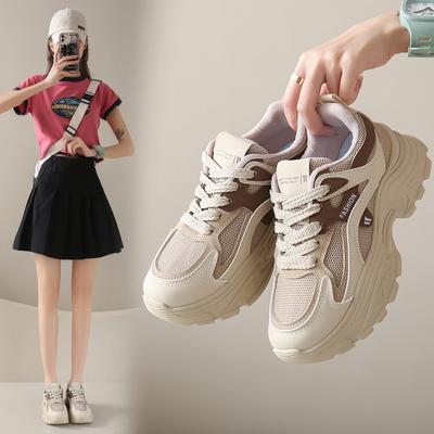 Обувь для папы Женские спортивные кроссовки для бега Повседневная обувь Платформа Увеличивающие высоту обуви