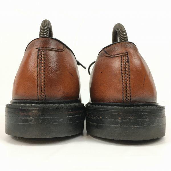 70s-80s USA Vintage Rare BRITISH WALKERS Plain Toe Business Shoes Brown size 9D 26.5-27.0 Men's(USED)