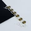 Smoky Topaz Gemstone Handmade 925 Sterling Silver Bracelet, Smoky Topaz Bracelet For Wife , Unisex Bracelet Father;s Day Gift