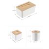 Paper Towel Dispenser Wood Tissue Box Cover Holder Countertops Bathroom Toilet Tissue Box Home