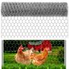 Poultry Wire Fence Mesh, Chicken Wire Galvanized Hexagonal Fence Mesh for Crafts Gardening Wire Frame