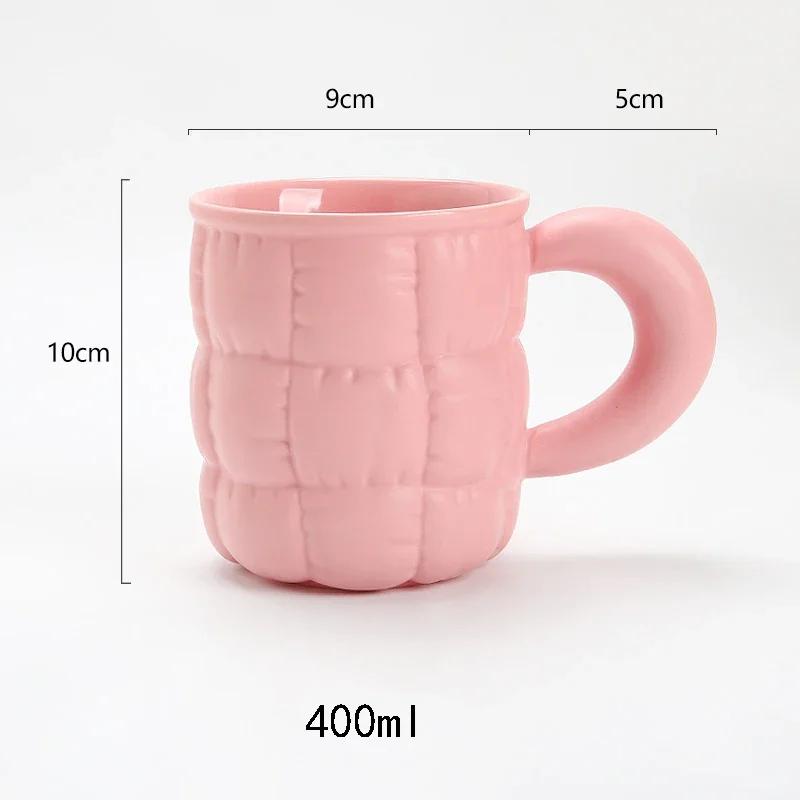 Creative Sofa Ceramic Coffee Cup Sets Cute Sweet Couple Mugs Light Luxury Fashion Home Tea Set Coffee Pot Exquisite Tableware