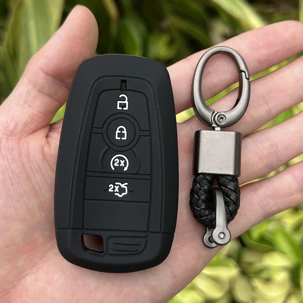 Силиконовый Чехол-Крышка для Автомобильного Ключа для Ford Maverick Focus Edge Explorer Expedition Everest Fusion Mondeo Mustang Raptor Bronco Ключ