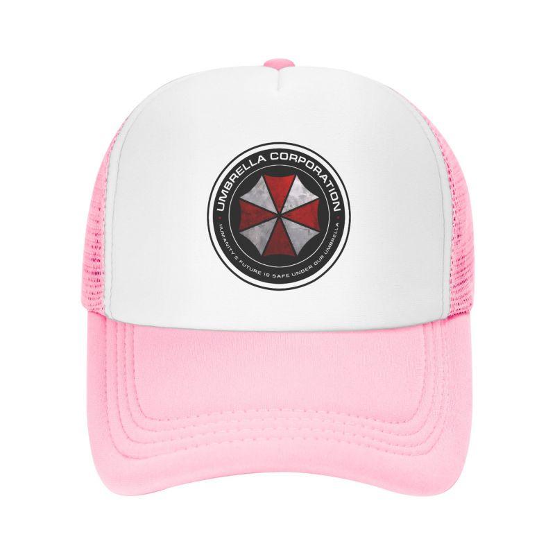 Сетчатые Бейсболки с Принтом Umbrella Corporation Унисекс Хип-Хоп Регулируемая Кепка Snapback Женская Мужская Летний Дышащий Козырек от Солнца Кепки