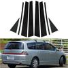 Car Pillar Posts Window Door Moulding Trims Cover Stickers Decal Glossy Black Fit For Honda Odyssey RB1/2 2004-2008