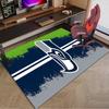 Seattle Seahawks Logo Area Rug for Office, Chair Rug, Decorative Carpet Livingroom Mat, Large Size Fan gifts Christmas gifts