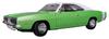Kyosho Maisto Scale 1969 Dodge Charger Finished Model MS31387GW 1/18 R/T Green/White