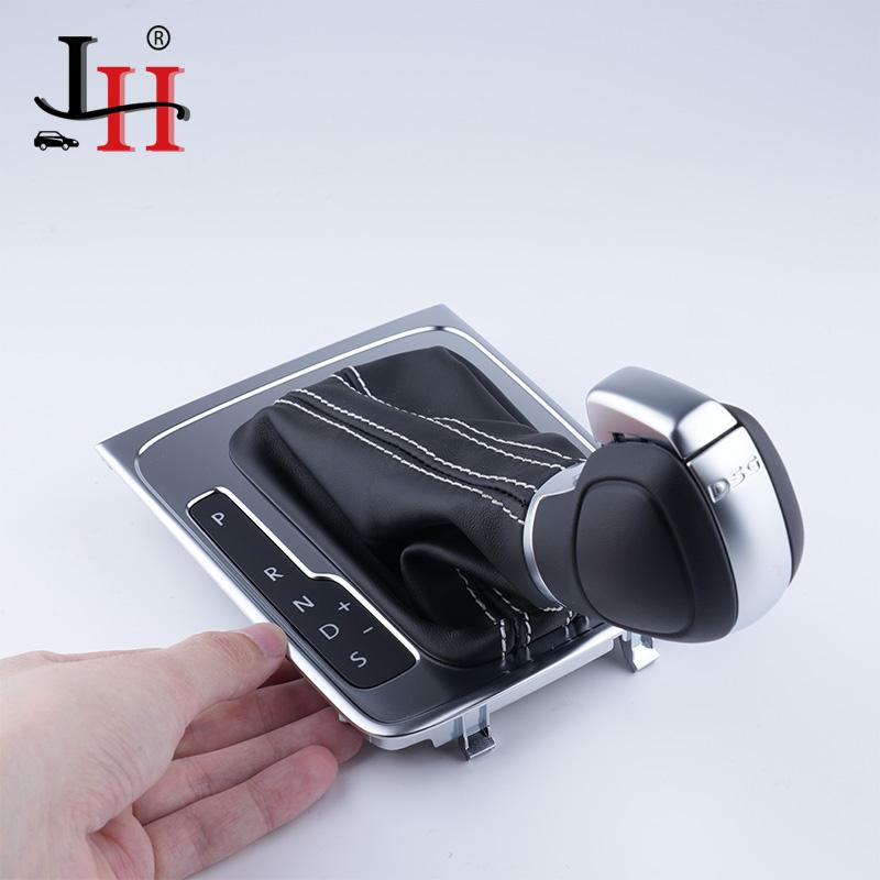 1 шт., головка шестерни DSG, ручка переключения передач DSG, крышка рычага, красные линии и белые линии, пылезащитный чехол для VW Passat B7 CC 3AD 713