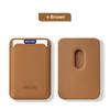 Высококлассный деловой магнитный чехол-держатель для карт для iPhone 17 16 Pro Max для кошелька MagSafe для iPhone 16 15 14 13 12 11 Кожаный слот Сумка для телефона