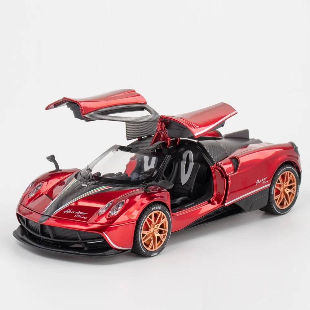 1/22 Pagani Huayra Dinastia литые модели автомобилей со звуком и светом спортивная машина колесо инерционный автомобиль детский рождественский подарок игрушка