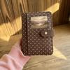 Fabric Cover Loose Leaf Journal Polka Dot Print DIY Planner Book Hand Ledger  Students