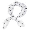 1 PC Ladies' Polka Dot Small Square Scarf With Printed Polka Dot Scarf, Silk Scarf