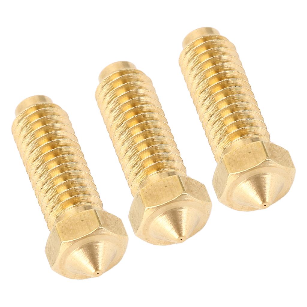 3Pcs 3D Printer Brass Nozzle Kit for Anycubic Kobra 2 Kobra 2 Pro Kobra 2 Maximum Kobra 2 Plus